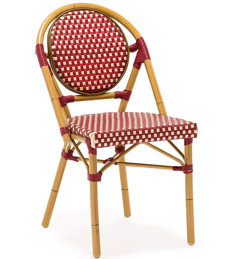 elegant outdoor furniture rattan cafe chair Paris for restaurant (60812169303)