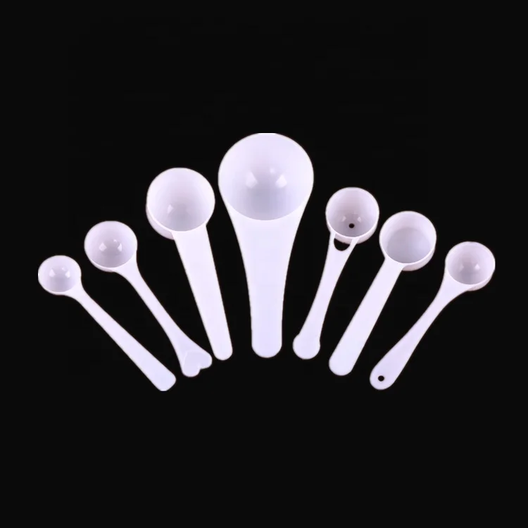 Mini PP Plastic Scoop 1 Gram Plastic Scoop 5g Measuring Spoon Medicine Powder Measuring Spoon