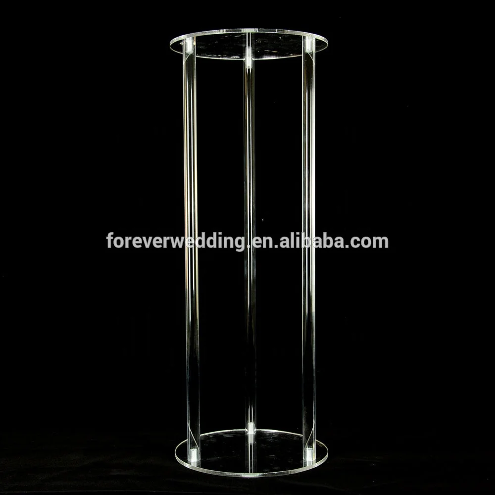 
High quality transparent clear acrylic flower stand/ wedding table centerpiece 