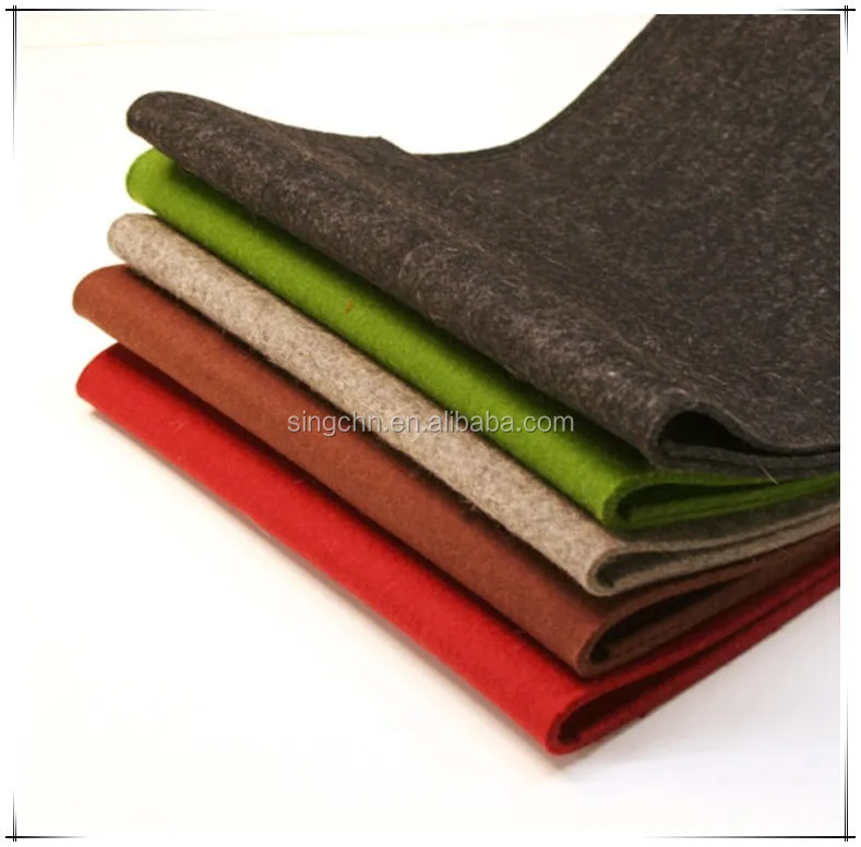 Color wool felt for handicfats, needle punch felt, colorful felt