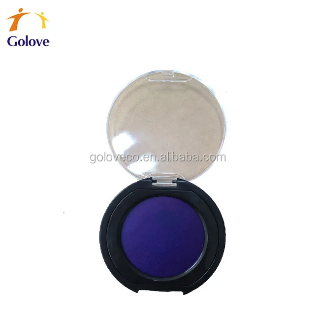 Purple round thumbprint ink pad for election