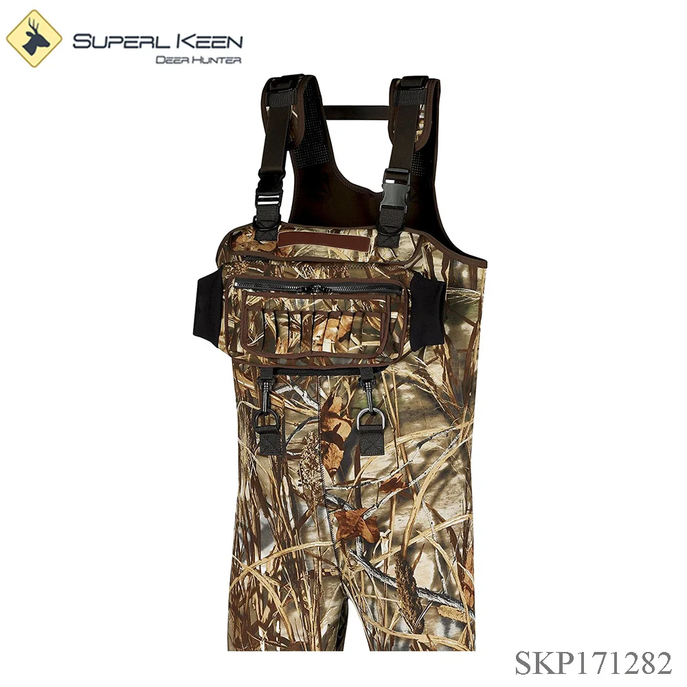 Outdoor Camo Waterproof Waders Insulating Neoprene Hunting Fishing Chest Wader