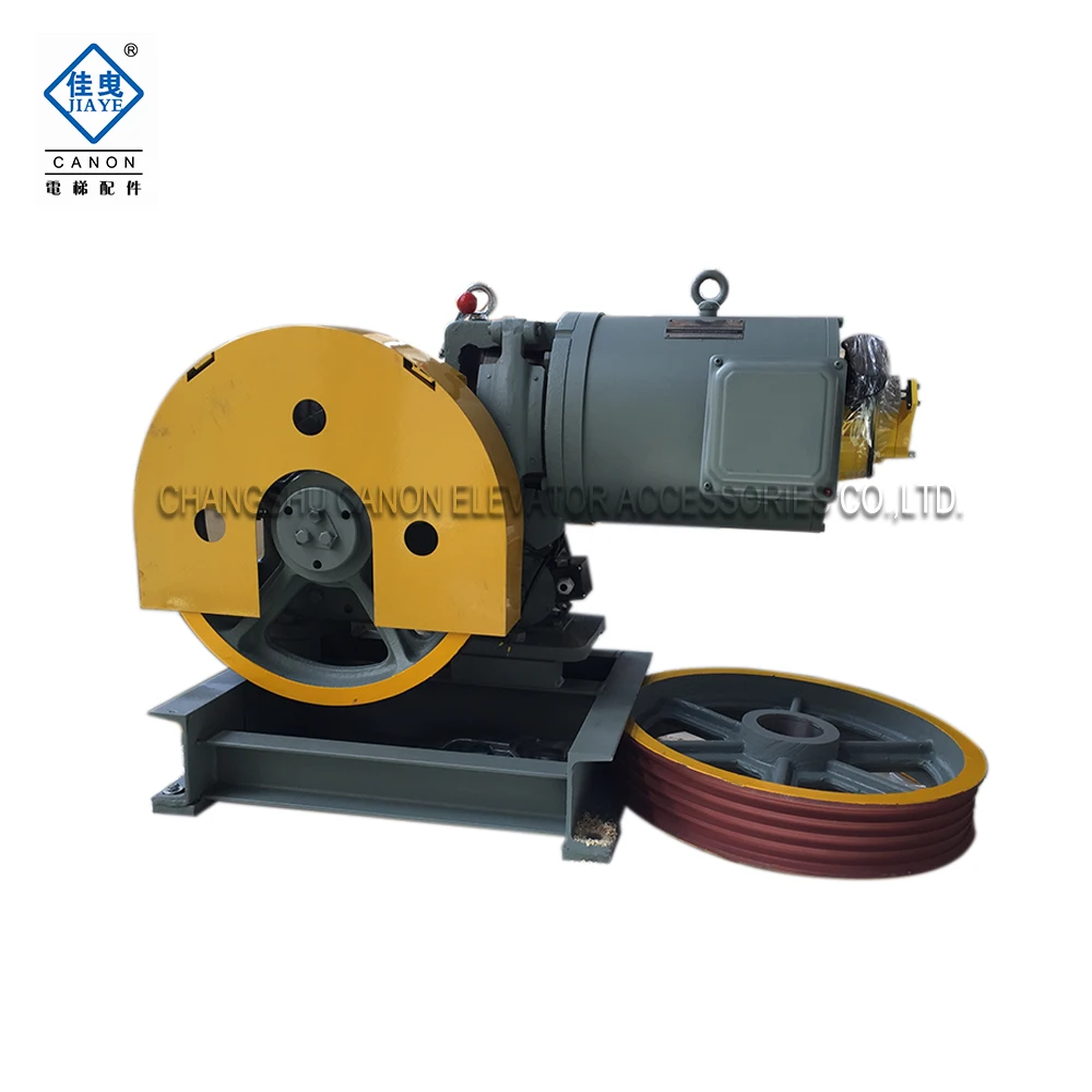 Motor elevator 630kg-1000kg 8person-10persons lift vvvf control with defelctor sheave