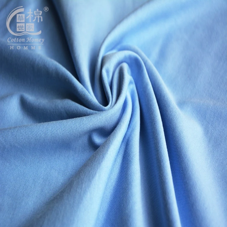 2019 горячая Распродажа Мерсеризованный лиоцелл 72% Тенсел 28% хлопок волокно Ткань Трикотаж один Джерси хлопок для футболка