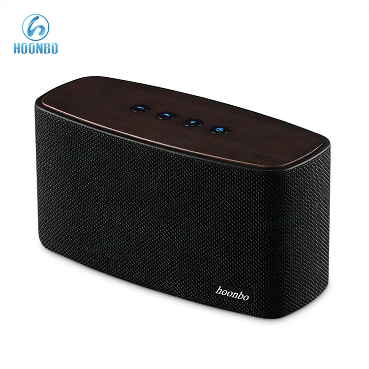 
Wooden Wireless Stereo Speaker with 15W*2 HD and DSP High Loud Speaker 
