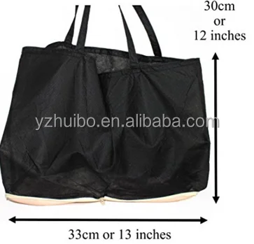 
Ballet Flats Foldable WITH EXPANDABLE TOTE BAG for Carrying High Heels 
