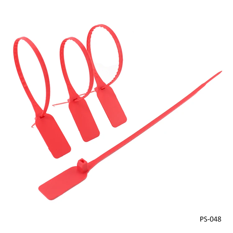 Plastic tag security seals with serial numbers new strong plastic container seal