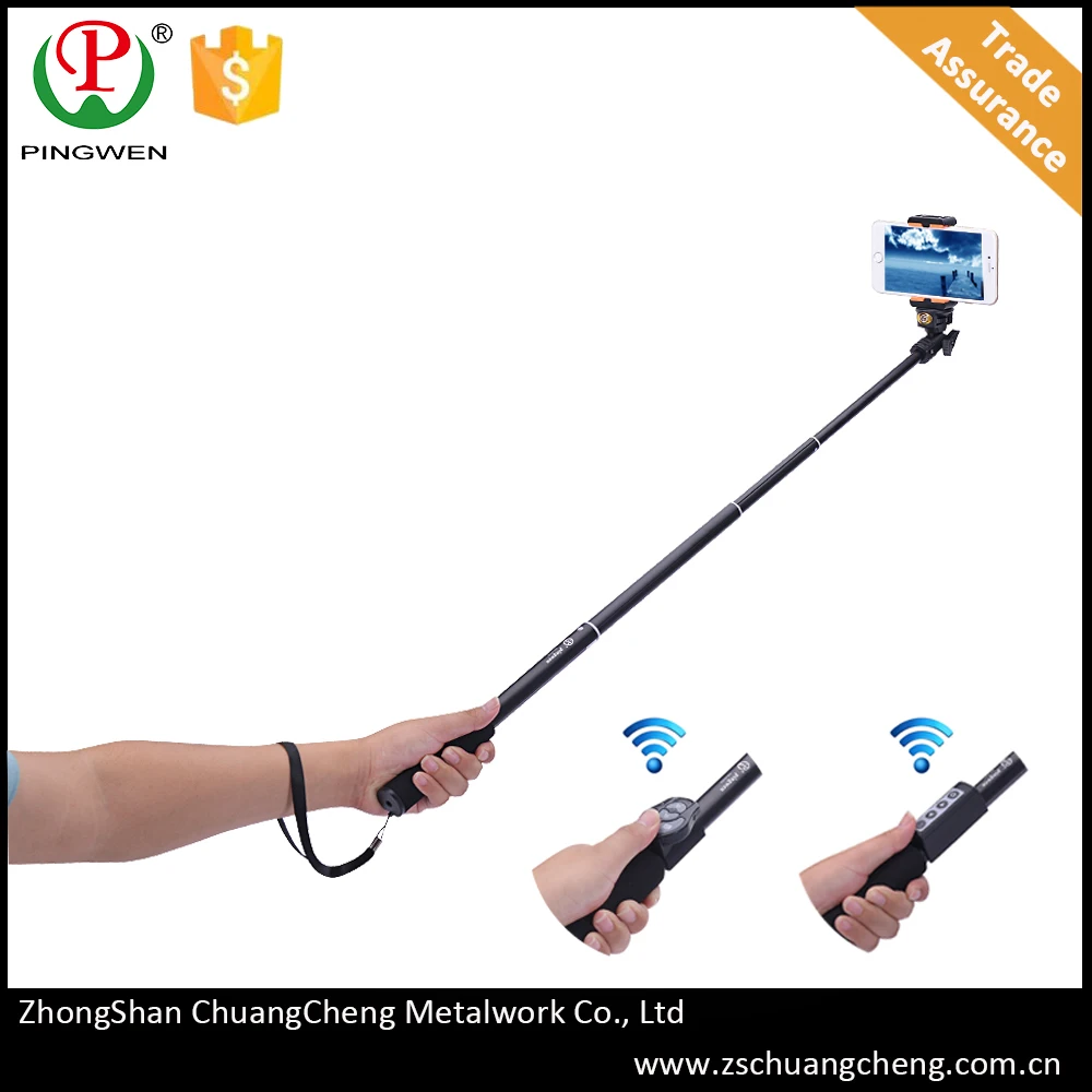 
PingWen Selfie kit camera shutter shooting wireless light high quality self colourful selfie stick 