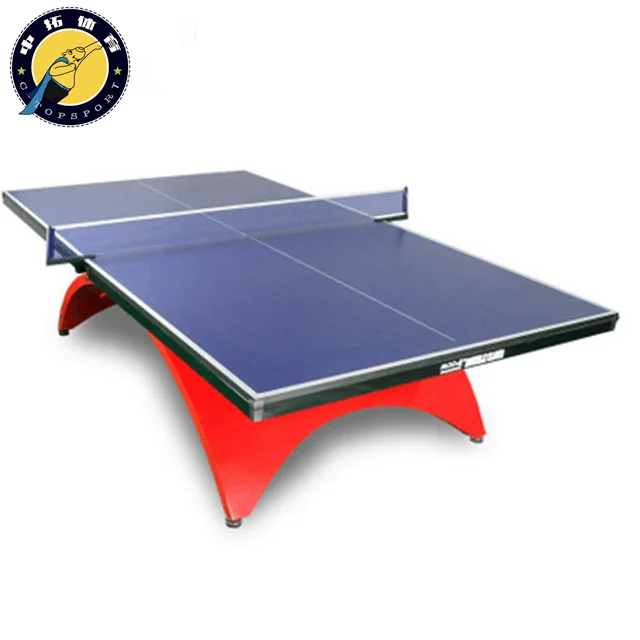 Indoor customizable rainbow leg table tennis table