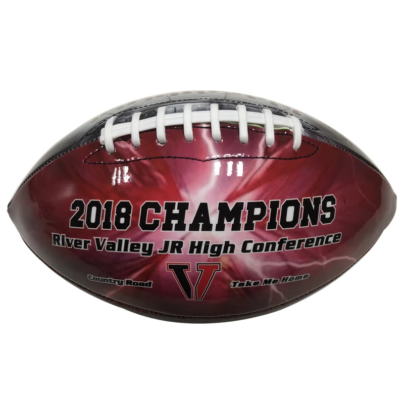manufacture directly customized official american football ball photo  printing