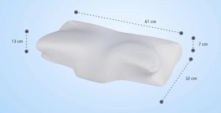 BEDREAMY Comfortable Physical Therapy contour neck pillow memory foam polyester Contour Memory Foam Pillow