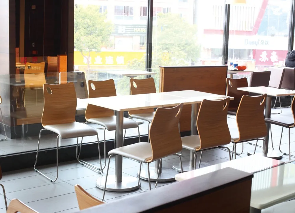 space saving home furniture leather dinning chair with leather cover