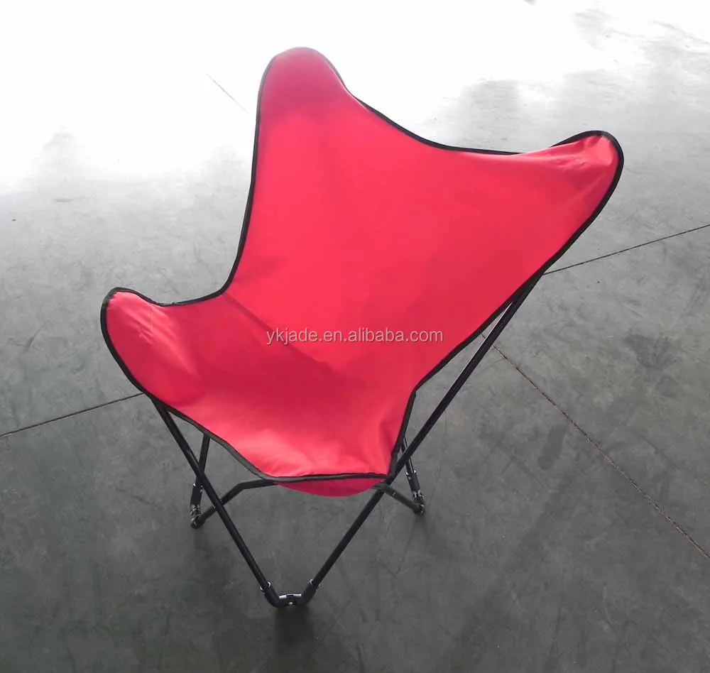online wholesale shop red double padded with soft filled cotton butterfly chair