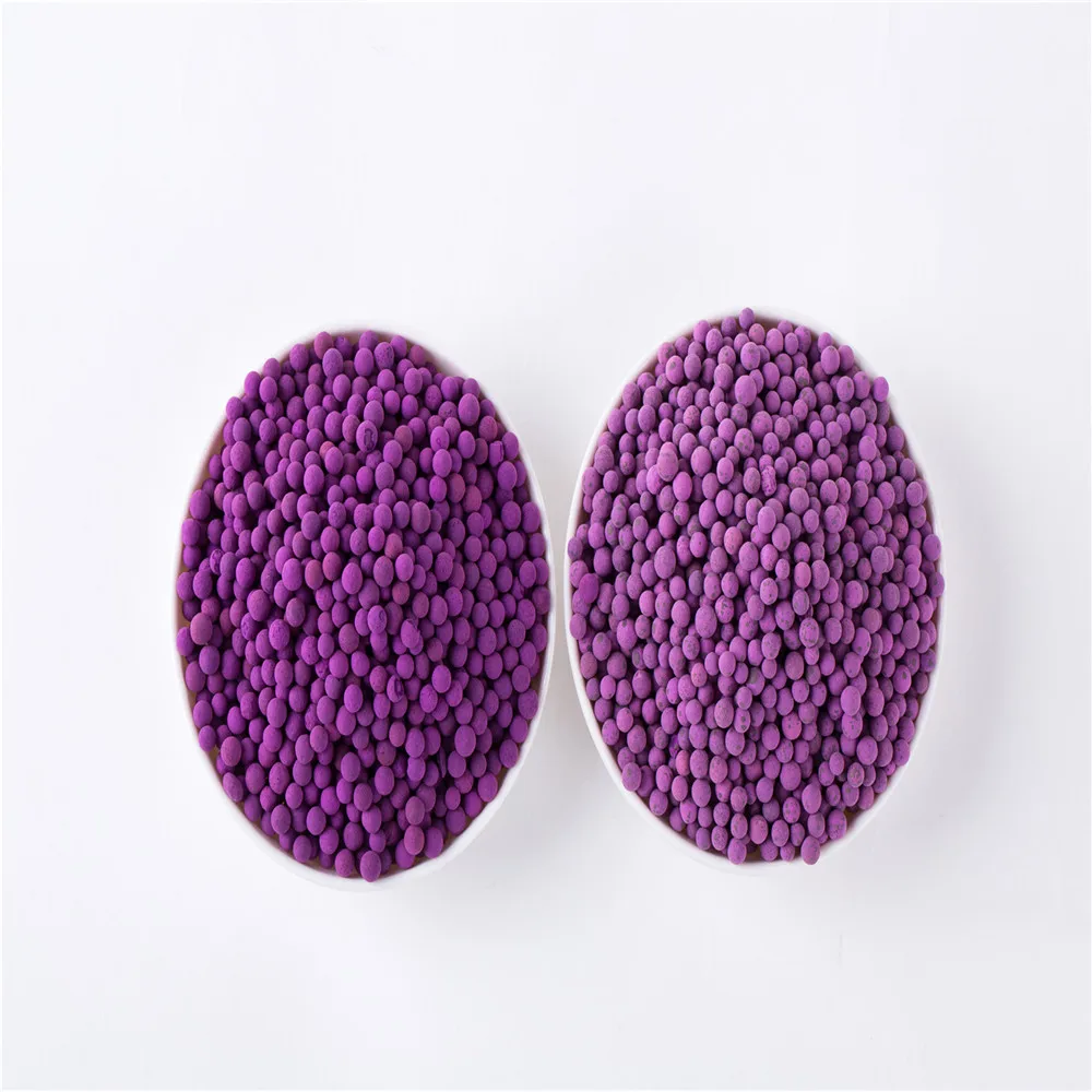 
Potassium permanganate with high removal efficiency for hydrogen sulfide 