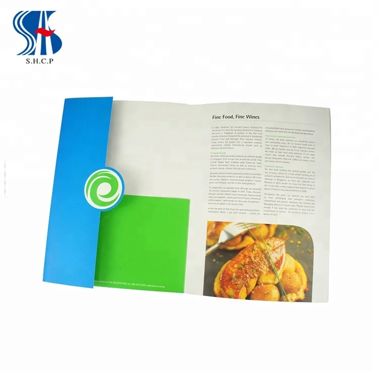
Wholesale Customized Size Printed Paper Folder 
