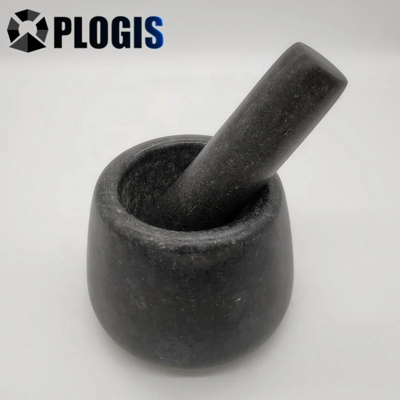 Hot Sale Black Granite Mortar And Pestle With Cheap Price