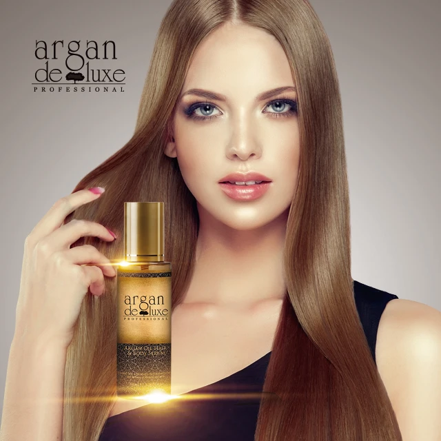 Private Brand Stable   Argan Oil Hair &Body Serum for Cosmetics Use