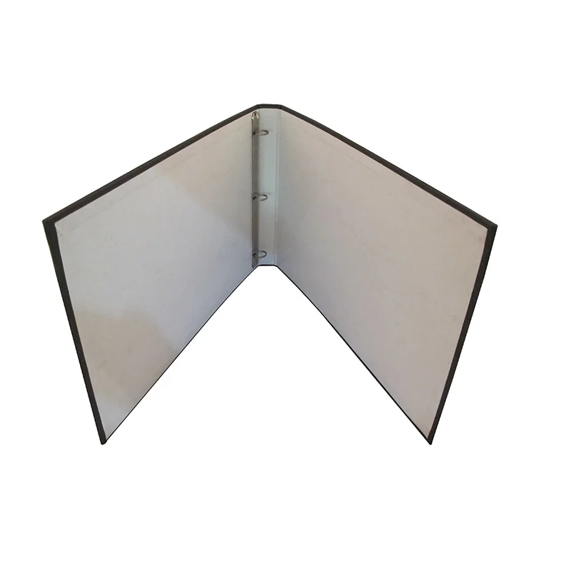 China supplier fashion custom metal ring binder file folder