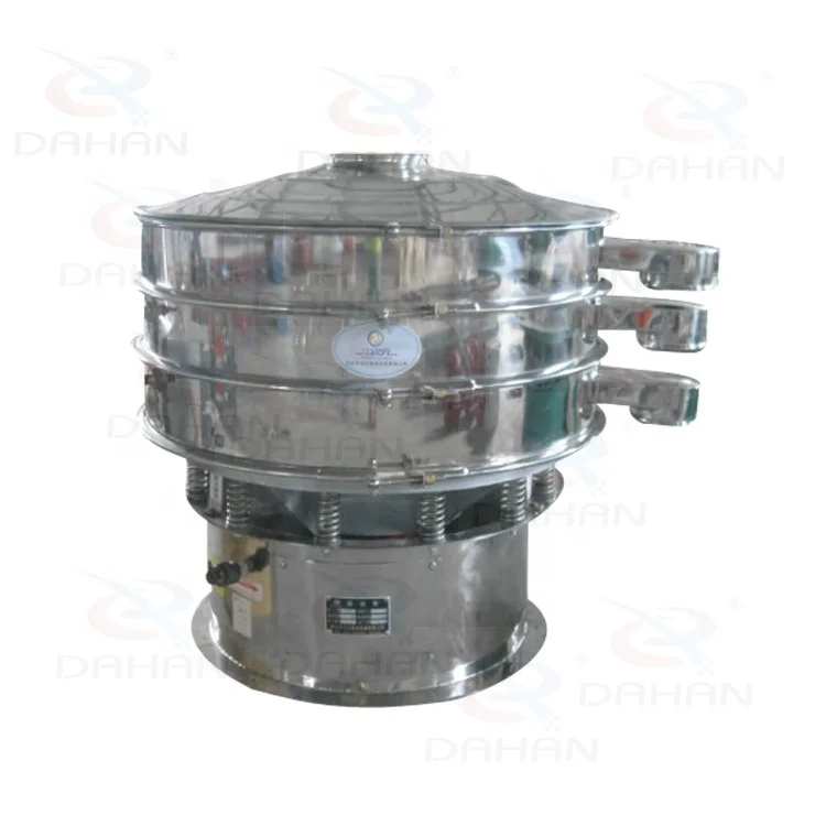 Food grade wheat powder flour vibro sifter circular rotary vibrating screen seive machine