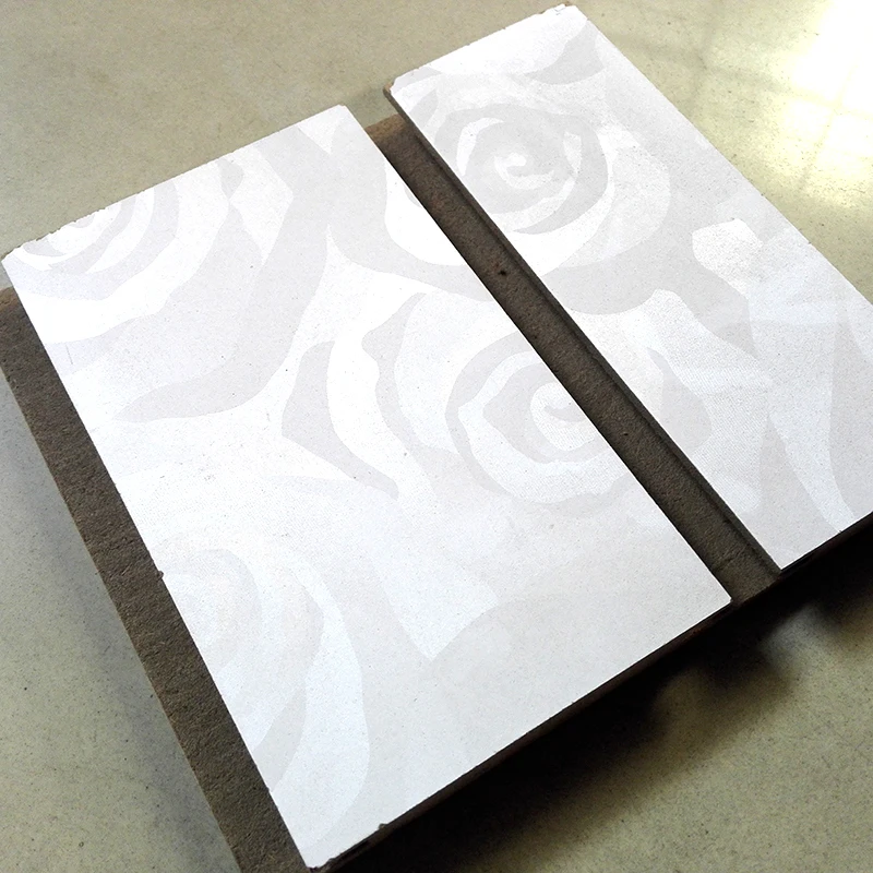 1220*2440 18mm low MOQ mdf slotwall panel /display board/track board with grooves used in supermarket