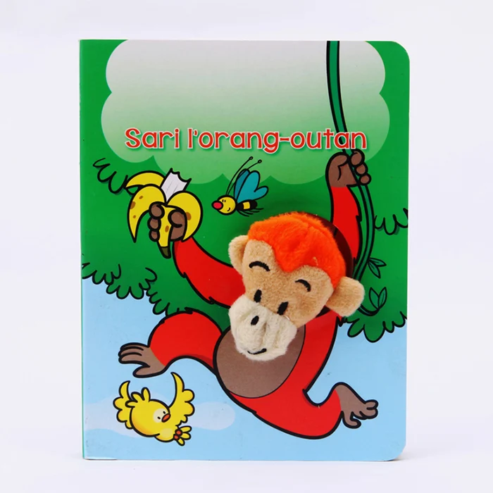 INTERWELL LK217 Пользовательские Печатные Дети История Пальцем Кукольный Совета Книг