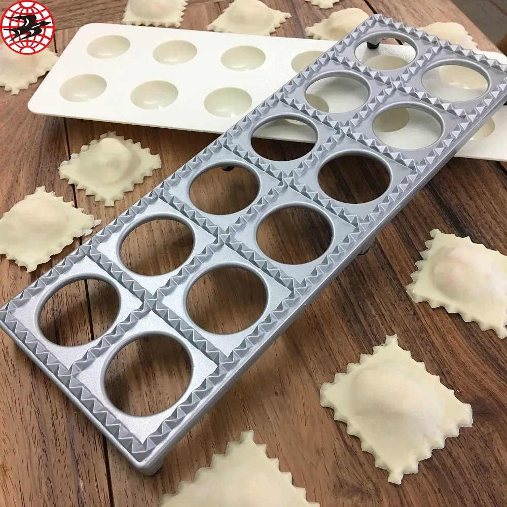 Aluminum Manual Operation Kitchenware Italian Square Shaped Ravioli Maker