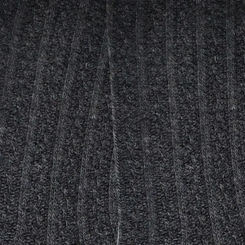 Mens Natural Solid Colour Merino Wool Loose Top Crew Height Socks