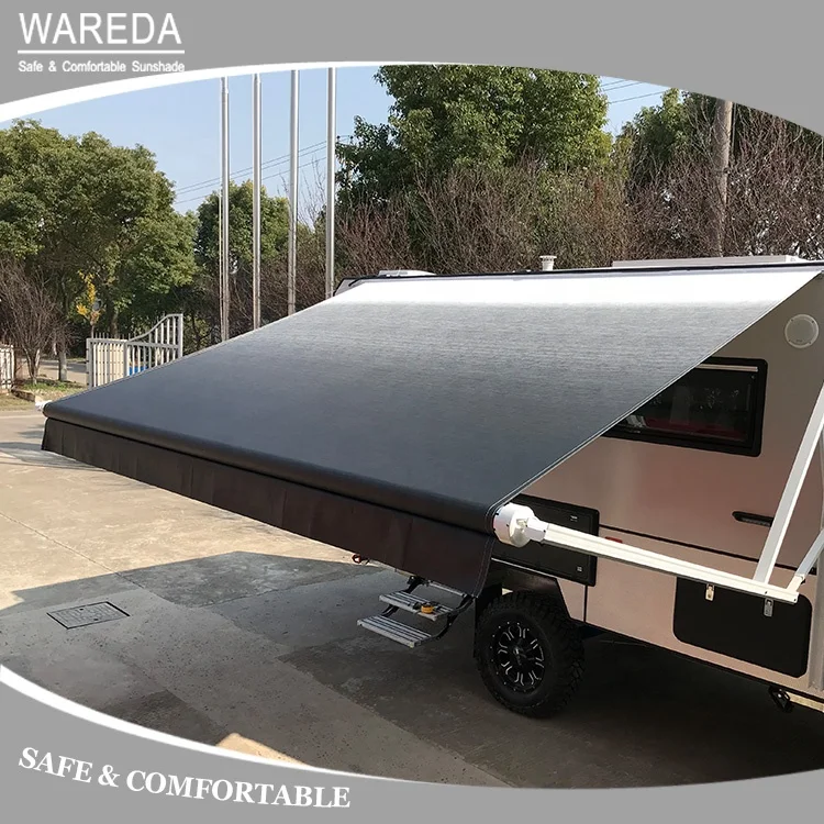 Motorized Caravan Awning for RV Trailer, Travel Trailer Awning