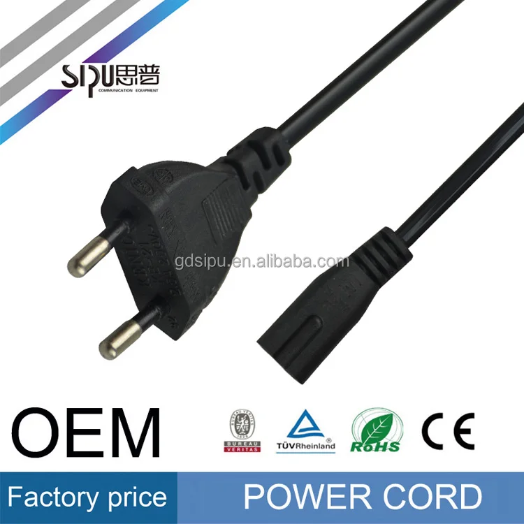 SIPU высокое качество ЕС шнур питания для ноутбука оптовая 1 м ccc кабель питания лучшая цена 220 В компьютер шнур питания