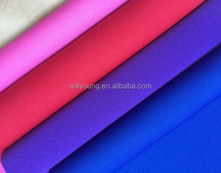 NEOPRENE FABRIC NYLON double sides laminated nylon fabric N cloth for Diving surfing fishing suit protective accessory bag color