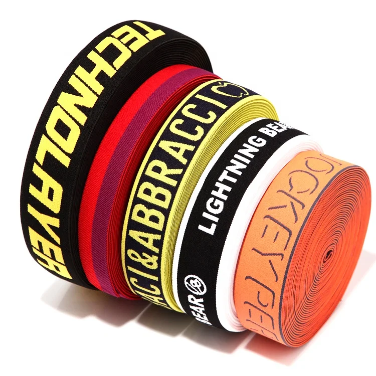 Nylon custom jacquard elastic band for boxer waistband