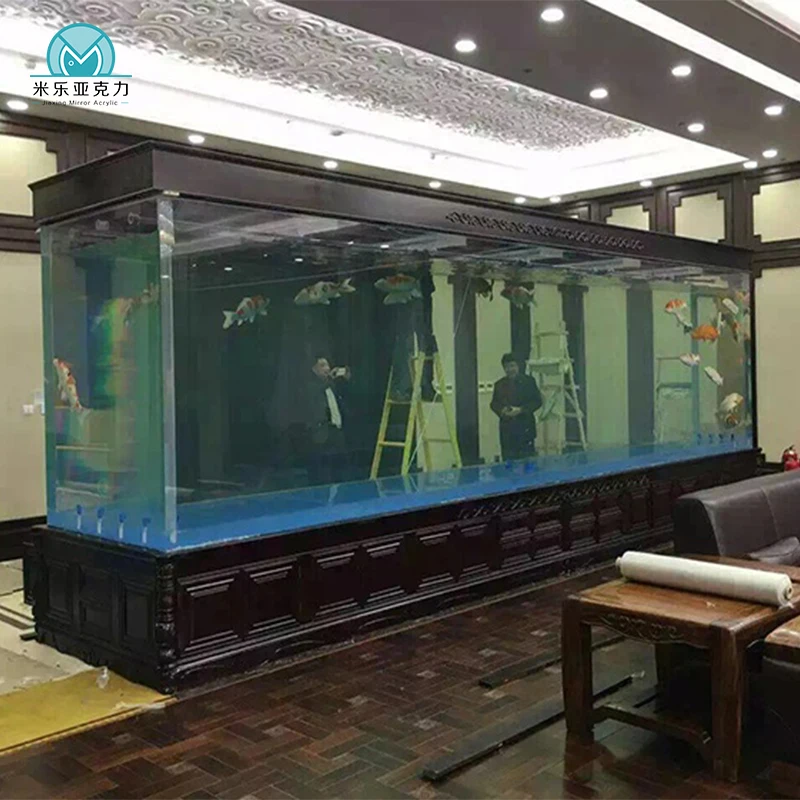 Goods in stock acrylic large aquarium