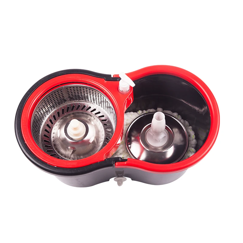 Super Smart Folding Household Microfiber Spinning Mop and Bucket with Wringer Set