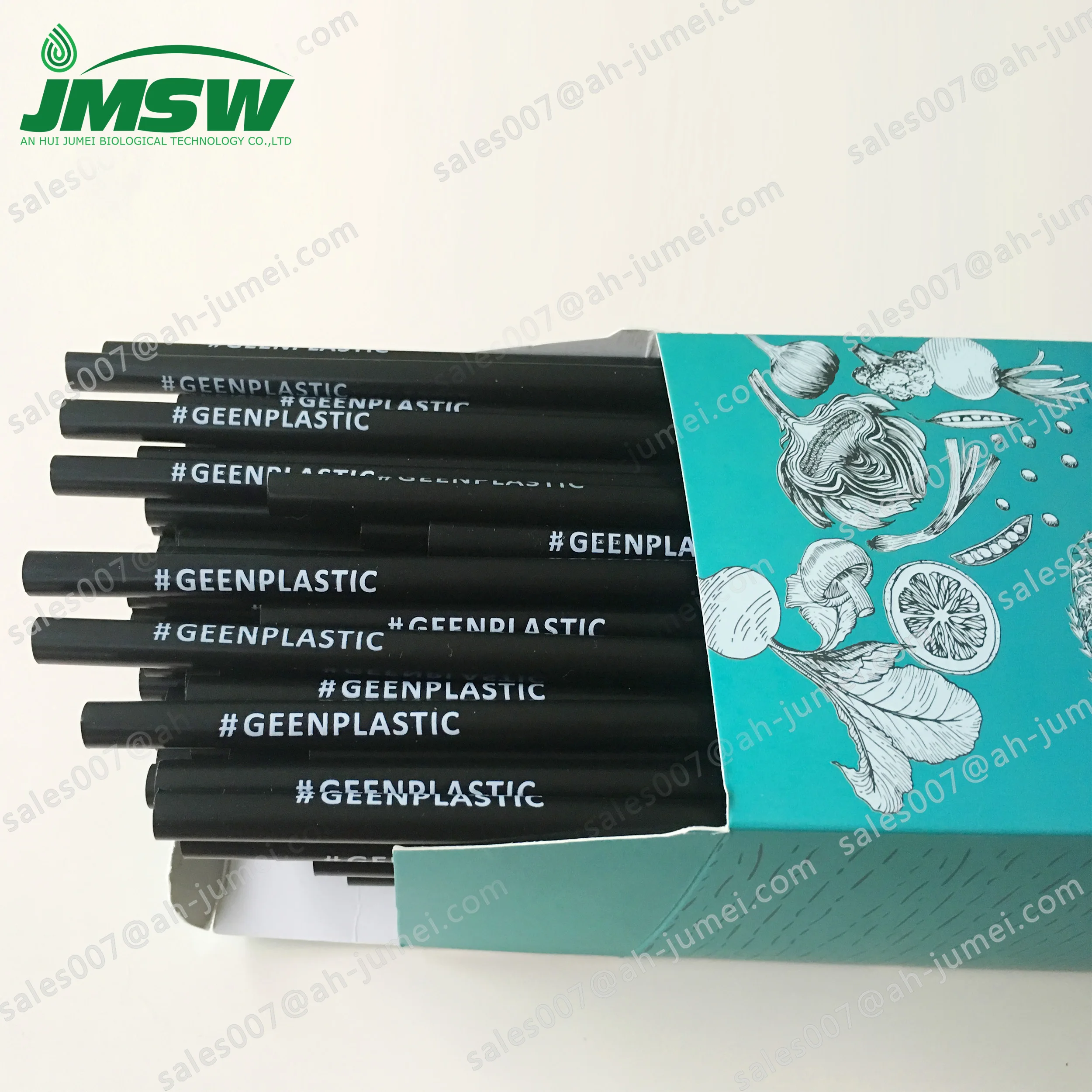 Biodegradable Drinking Pla Straw With printing