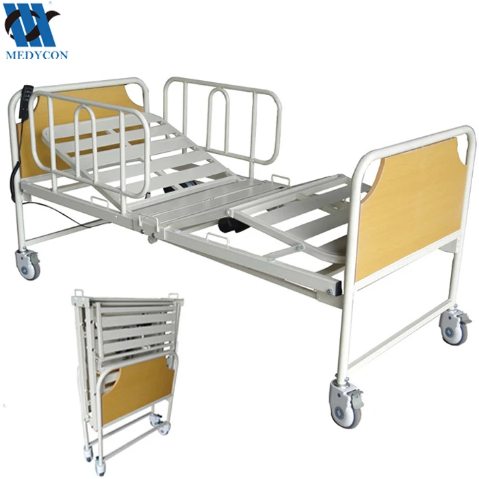 Medycon 2709 patient folding single bed in hospital