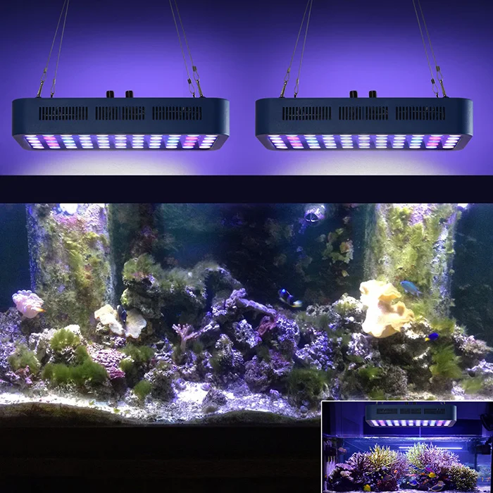 
Moon Light 165w LED Aquarium Light for Aquantic Plants Coral Reef Fish Tank 