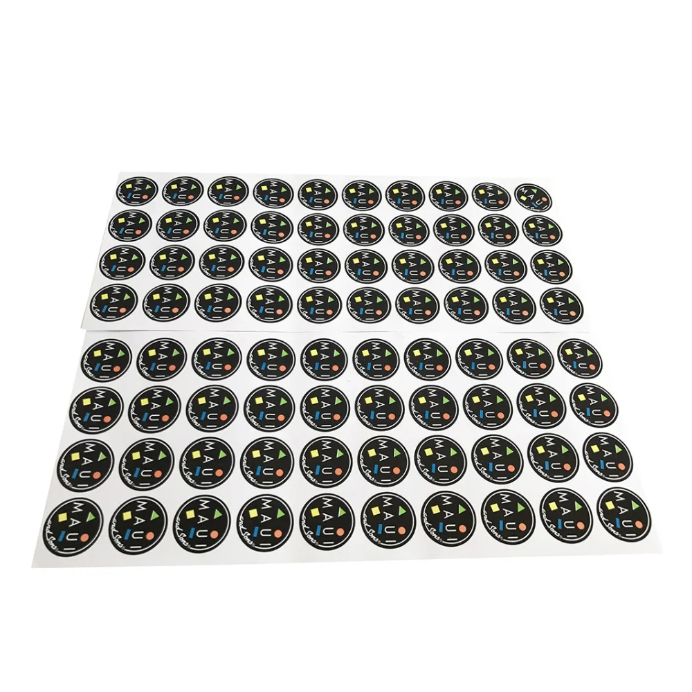 Matt Lamination Round Paper Adhesive Printing Stickers Shoes Label Sticker