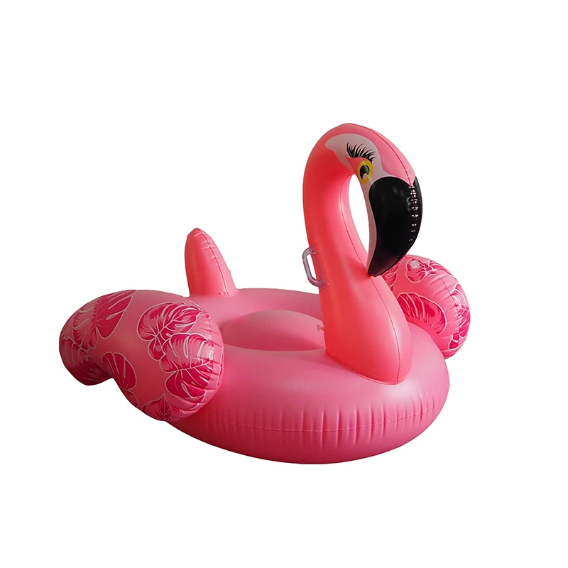 Inflatable giant flamingo deer dog seat pool float