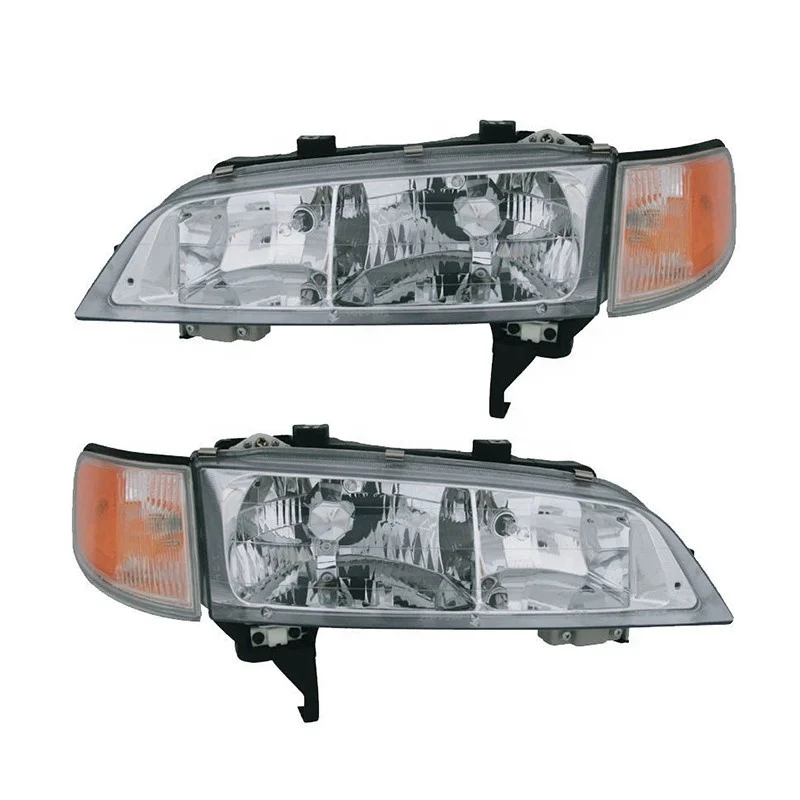 Apply To Auto headlamp For  Honda Accord 1994-1997 black  headlights Head lamp+Park Lamp lights