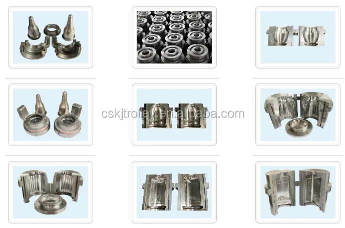 Glass bottle mould customizable