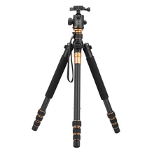 Carbon Fiber DSLR Camera Tripod Original QZSD Q999C Professional Monopod+Ball Head/Portable Photo Camera Better than Q666