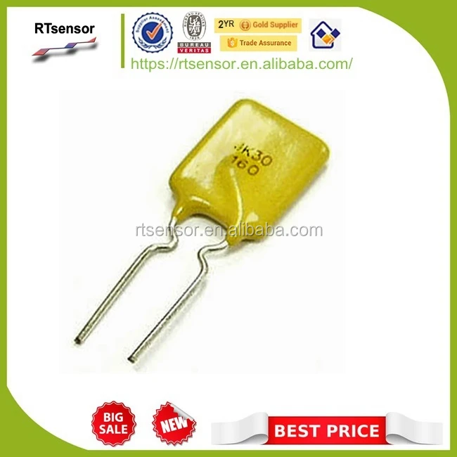 Fast Response Resettable Reset Polymer PTC Fuse JK30-160