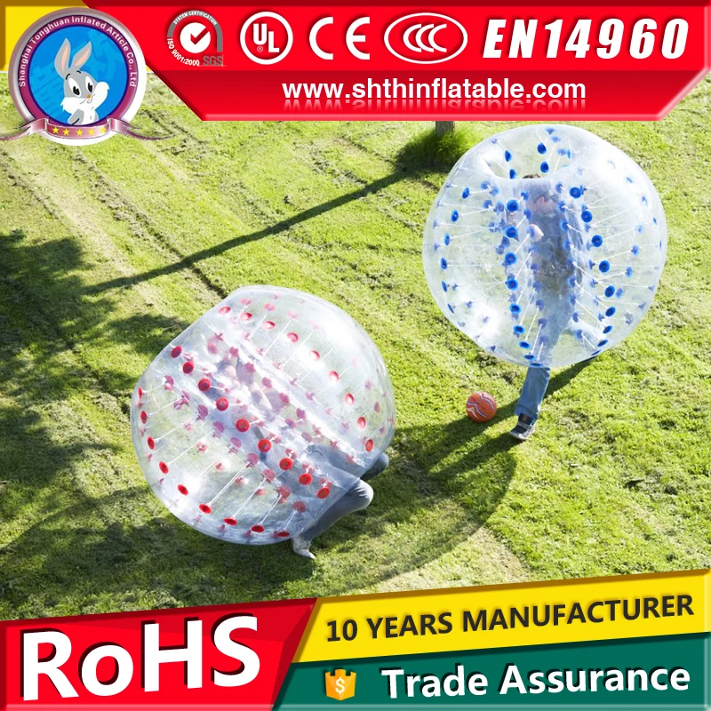 factory supply inflatable bumper balloon, body bumper ball for sale