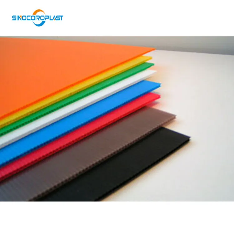 Coroplast Plastic Corrugated Board  Pp Board Cardboard Sheets  Corrugated