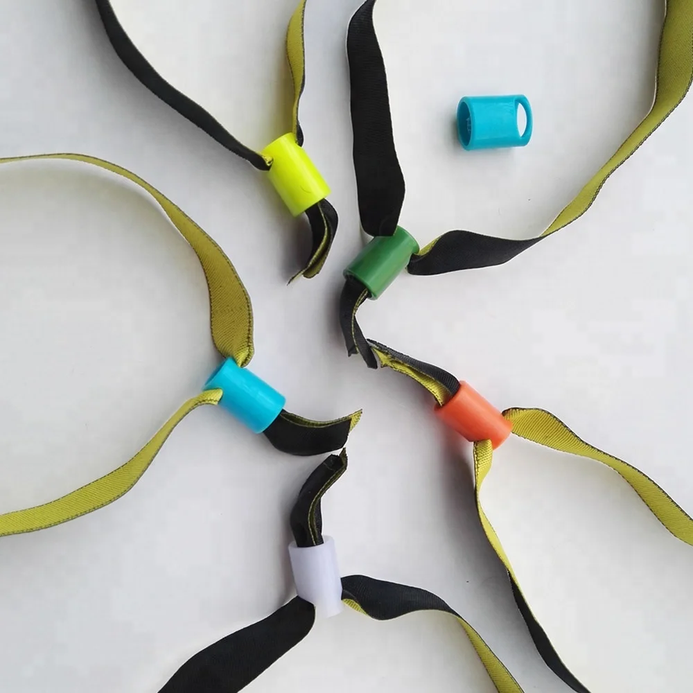 Прочная одноразовая односторонняя круглая пластиковая застежка с зубцами внутри