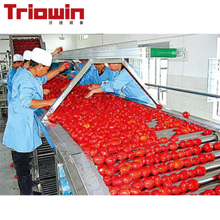 Automatic industrial food processor can making tomato ketchup processing plant equipment manufacturers