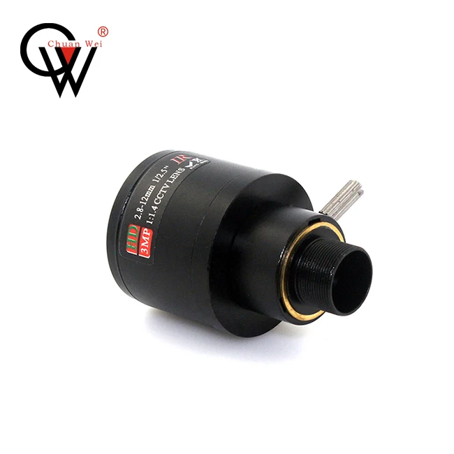 CW CCTV  2MP 1/ 2.5 F1.4  M12 mount varifocal 2.8-12mm lens for cctv security camera