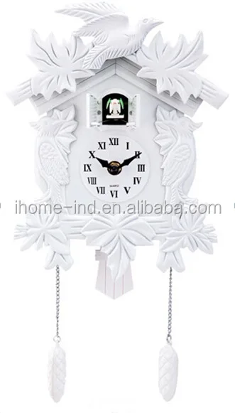
designer home decor modern cuckoo clock pink cuckoo bird wall clock 