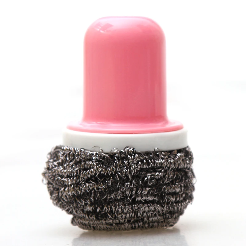 Plastic Handheld Kitchen Steel Wire Washing Cleaning Brush