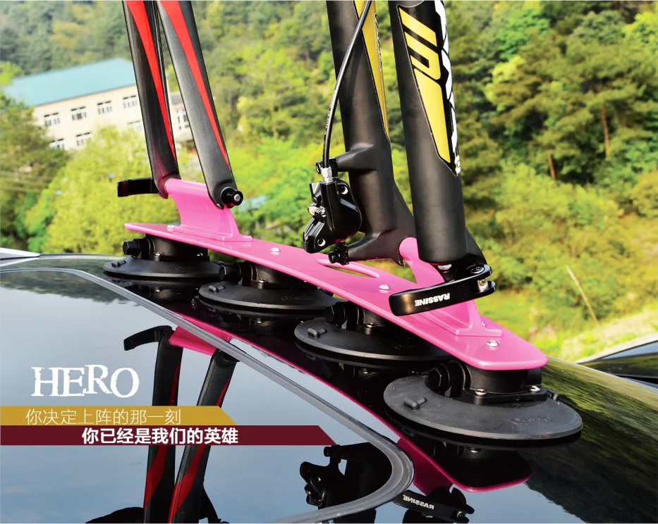 Product Details Alloy Car Roof Bicycle Carrier Rack for 2 Bikes Car Removable Roof Rack High Roller Roof Top Bike Rack